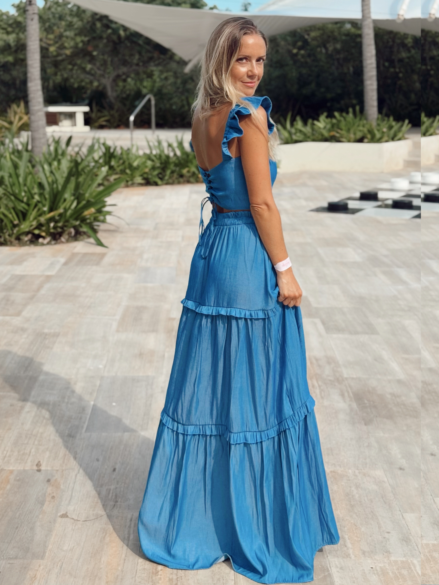 FALDA MONET INDIGO