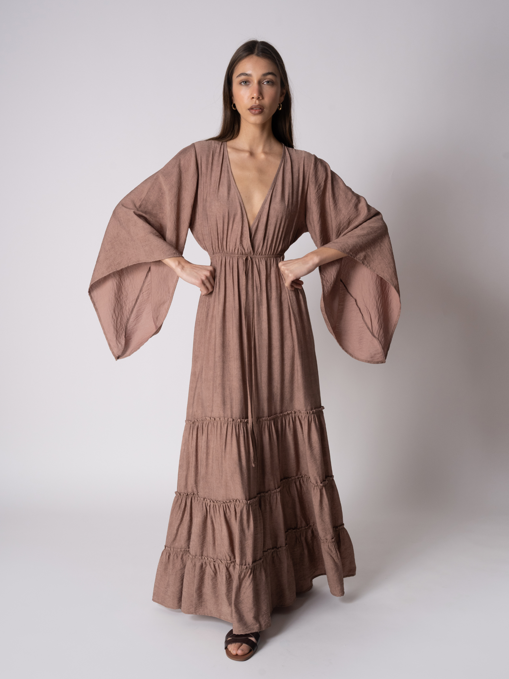 VESTIDO AGATA MOCCA