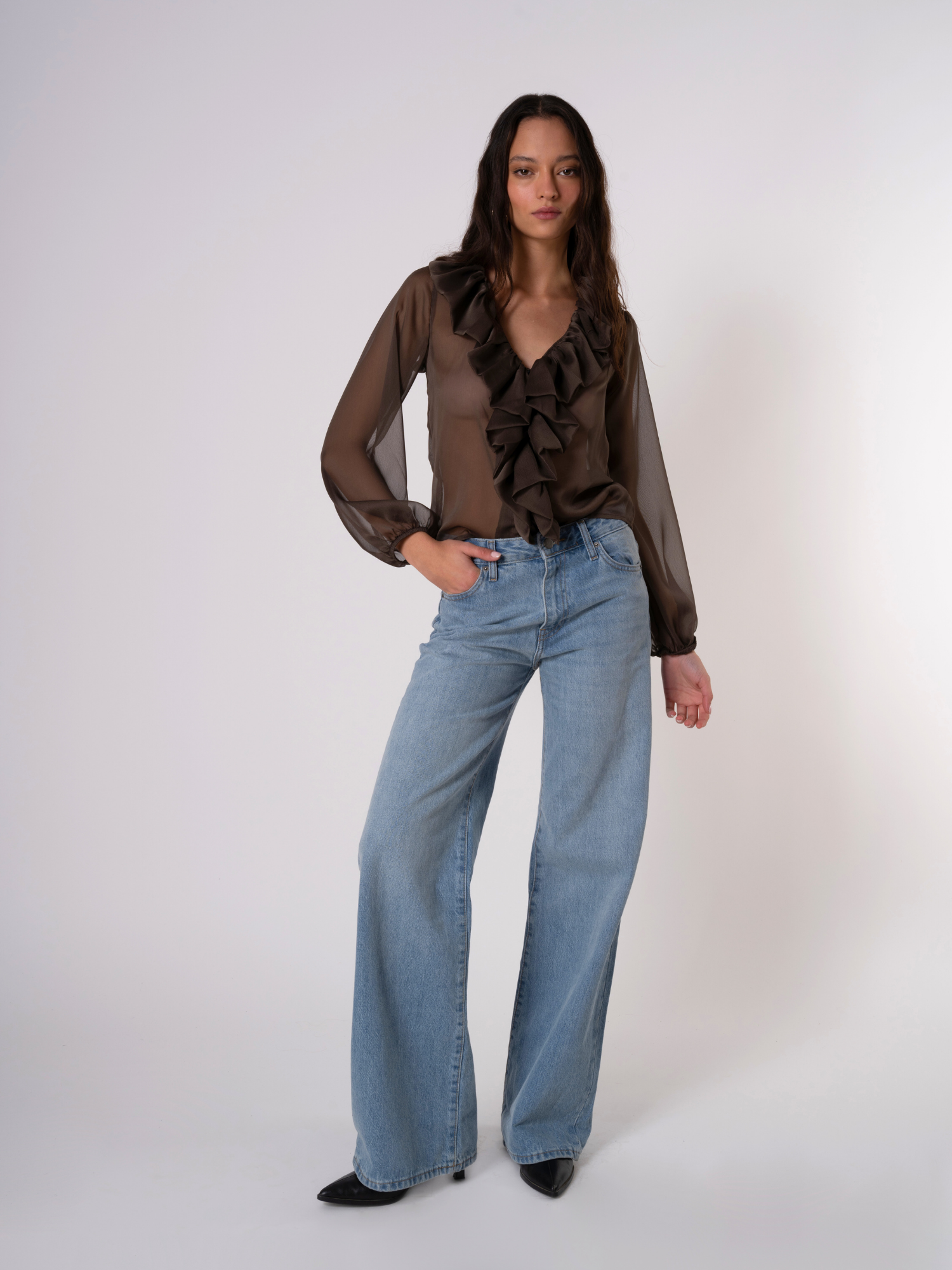 BLUSA BOHEME CAFÉ