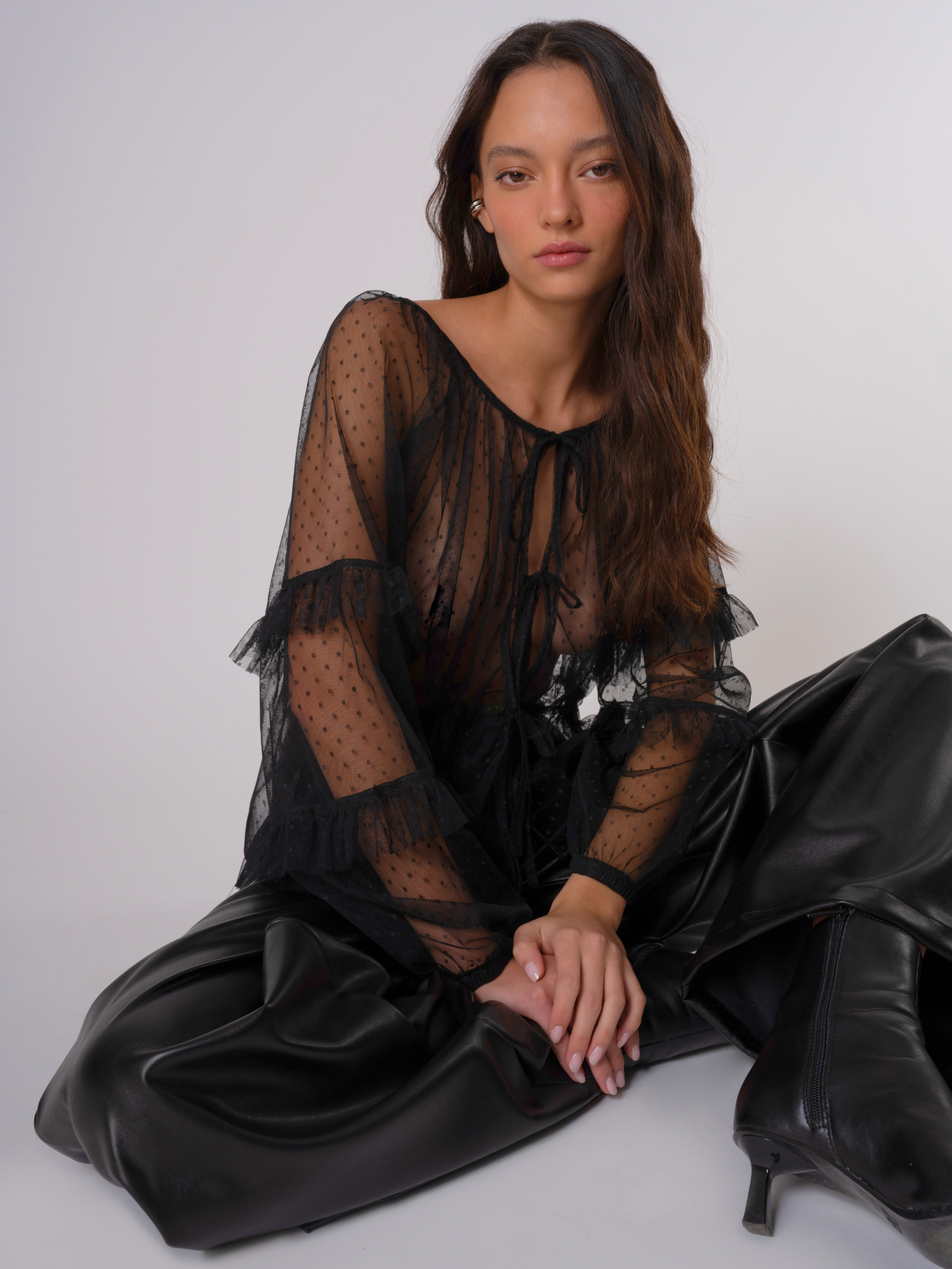 BLUSA CHLOÉ NEGRA